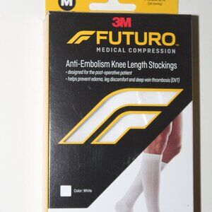 3M FUTURO Unisex Compression Socks , Size: medium , color: white